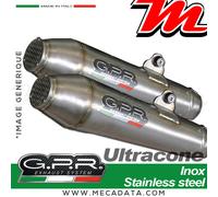 G.P.R. Paire d'échappement Kat Satin Ultracone Royal Enfield Interceptor 650 21-24
