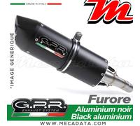 Gpr Exhaust Systems Furore V-strom Dl 1000 14-16 Homologated Slip On Muffler Noir Homologated