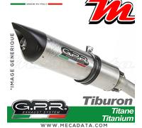 Gpr Exhaust Systems Tiburon Titanium Daytona 675 09-12 Cat Homologated Slip On Muffler Argenté Homologated
