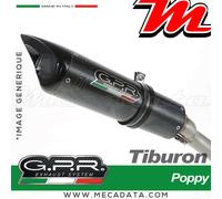 Gpr Exhaust Systems Tiburon Poppy Daytona 675 09-12 Homologated Muffler Noir Homologated