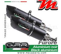 Gpr Exhaust Systems Furore Evo4 Dual Fjr 1300 17-20 Euro 4 Homologated Slip On Muffler Noir Homologated