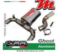Gpr Exhaust Systems Ghost Aluminium Fz6 600 Fazer S1/s2 04-13 Homologated Slip On Muffler Argenté Homologated