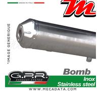 Pot d'Echappement GPR INOX BOMB Catalysé YAMAHA XVS 1300 MIDNIGHT STAR 2006 2014