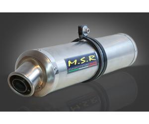 SILENCIEUX POT D'ÉCHAPPEMENT HOMOLOGUÉ MSR HONDA XR 650 R 2000/08 CLASSIC ROND TITANE