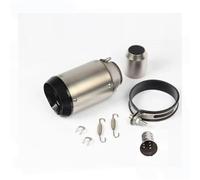Silencieux Pot D'échappement Moto 51 Mm avec DB Killer pour pour CBR1000 pour Suzuki K7 K8, Modèle Route. D'échappement(Couleur 2)
