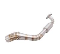 Silencieux Pot D'échappement pour Yamaha Aerox155, NVX155, NVX125, Aerox 155, NVX 155 Et 125 Silencieux Avant Modifié De 51 Mm D'échappement(Couleur 2)