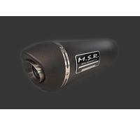 SILENCIEUX POT ECHAPPMENT APPROUVÉ MSR QUAD POLARIS PREDATOR 500 2004/10 OVALFOX DARK ACIER INOXYDABLE