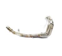 Silencieux pour Moto pour Kawasaki pour Z900 A2 Z 900 pour Ninja 900 pour Ninja 900 2017-2024 Système D'échappement Complet Moto avec Tuyau Intermédiaire Avant Modifié Silencieux collecteur Moto(A)