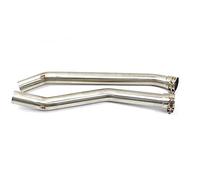Silencieux pour Moto pour Kawasaki pour ZX14-R pour ZZR1400 2006-2016 système d'échappement de Moto sans Lacet Moyen Lien Tuyau Pit Bike coude Tuyau De Silencieux D'échappement(2006-2011)