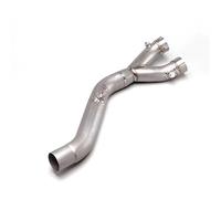 Silencieux pour Moto pour R1 R1M R1-M MT10 pour MT-10 2015-2024 Échappement Moto Modifier Ligne Course Tuyau Intermédiaire en Alliage Titane Connecter Slip on Silencieux collecteur Moto(Type A)