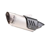 Silencieux pour Moto pour ZX4R ZX 4R ZX-4R ZX 4 R Silencieux Universel 51Mm avec DB Killer À Double Trou Tuyau D'échappement(C Akrapo Laser)