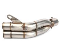 Silencieux pour Moto Silencieux Tuyau D'échappement Double Sortie Silencieux D'échappement pour pour R1 R3 pour CBR125 pour CBR250 Tuyau De Silencieux D'échappement(A)