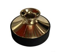 Silencieux pour saxophone alto - Réducteur de son ABS - Pour entraînement à la maison et studio - Pour jouer silencieusement - Doré, argent, noir - 7,9 x 4,1 x 3,3 cm (doré)