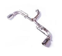 Silencieux Pour VW Pour Golf 5 6 7 8 Pour GTI Pour Scirocco Pour A3 Raccords De Queue Tuyau D'échappement Serrage Fixe Acier Inoxydable Tuyau D'échappement(A)