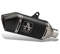 SILENCIEUX RAPIDE ALUMINIUM DARK RACING + PROTECTION FLÈCHE POUR TRIUMPH TIGER