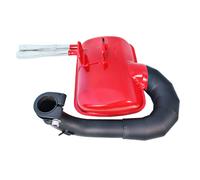Silencieux Rouge Racing Evok 2.0 Piaggio VESPA Px 125-150 Double Vidange Chrome