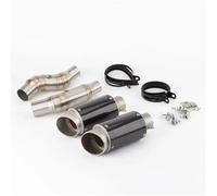 Silencieux Silencieux D'échappement Central 51 Mm pour Moto pour Kawasaki pour Z1000, pour Z1000SX pour Ninja 1000 (2010-2020) D'échappement(Couleur 1)