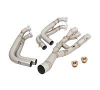 Silencieux Silencieux D'échappement Moto pour BMW S1000R S1000RR 2019-2022, Tube De Liaison Avant pour Motocross D'échappement(Couleur 2)