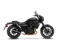 Leovince Lv Classic Racer Black Edition Kawasaki Eliminator 500 Abs Homologated Slip On Muffler Argenté Homologated
