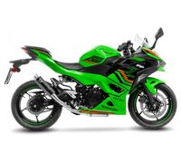 LeoVince Silencieux slip-on GP CORSA BK Non hom E5 Kawasaki Ninja 400 2022-2023