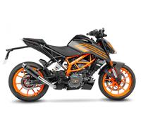 Silencieux slip-on LeoVince GP CORSA BLACK Non hom E5 KTM DUKE 125 2021 2023