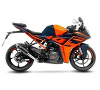 Leovince Gp Corsa Black Edition Ktm Rc 125 Abs 22-23/rc 390 Abs 22-24 Not Homologated Muffler Argenté Not Homologated