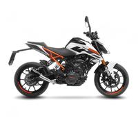 Silencieux slip-on LeoVince LV-10 BLACK Non hom E4 KTM DUKE 125 2017 2020