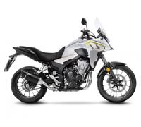Leovince Lv-14 R Black Edition Honda Cb 500 Abs 24-26/cb 500 F 18-19/cb 500 F Abs 19-24/cb 500 X 18-19 Homologated Muffler Argenté Homologated