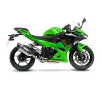 Leovince Lv-14 R Kawasaki Ninja 500 Abs 24-26/ninja 500 Se Abs 24-26/z 400 Abs 19-26 Not Homologated Muffler Argenté Not Homologated