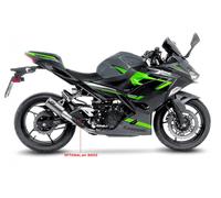 Silencieux slip-on LeoVince LV CORSA TITAN E5 KAWASAKI NINJA 400 2022 2023