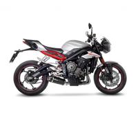 Silencieux slip-on LeoVince LV ONE EVO CARB E4 TRIUMPH STREET 765 S/R 2017 2019