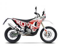 Silencieux slip-on LeoVince LV ONE EVO E5 KOVE 450 RALLY LOW/HIGH 2023 2024
