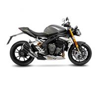 LeoVince Silencieux Slip-On LV-10 Black Edition homologué pour Triumph Speed Triple 1200 RR/RS 21-26