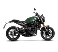 Leovince Lv-10 Full Black Benelli Leoncino 800 Abs 22-23 Homologated Muffler Argenté
