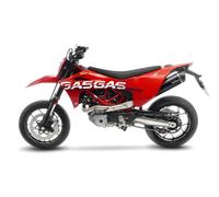 LeoVince Silencieux arrière d'échappement SLIP-ON SBK RACING acier inox noir