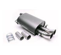 Silencieux sortie DTM 2x76mm pour BMW E39 Berline 6 cylindres Essence