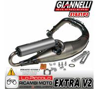 Silencieux Sport Giannelli EXTRA v2 Titane Pour Peugeot Speedfight 2 AC 50