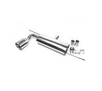Silencieux Sport inox sortie 2 x 76 mm Rond pour VW Golf 5 et Golf 5 Plus