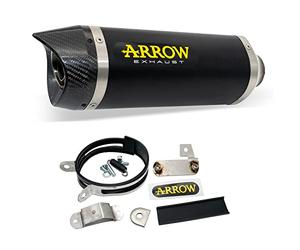 Silencieux Street Thunder Aluminium Dark, carbone Embout Arrow avec ABE