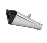 Silencieux Tuyau D'échappement Moto pour S1000RR 765 CBR1000RR pour R1 pour Street Triple 765 Échappement Universel 57 Mm DB Killer Moto Racing D'échappement(B Silver 57mm)