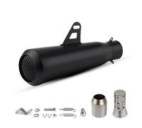 Silencieux Tuyaux D'échappement Tuyau D'échappement De Moto 51 Mm, Modification Du Projet, Couvercle De Silencieux Pour R15 MT15(Black)