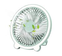 Silencieux Ventilateur de Bureau,Petit Ventilateur Portable de Table | Alimenté par Batterie 360° Ajustable 3 Vitesses Gadgets Rafraîchissants pour Voyage Camping Plage Intérieur