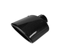 Silencieux Voiture Embout De Silencieux D'échappement Universel En Fibre De Carbone Brillant, Décoration Ovale, Largeur 105/115/130/150 Tuyau D'Échappement(76.2mm-105mm)