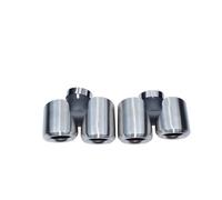 Silencieux Voiture Pour Land Pour Rover Pour Defender 90 110 130 2020-2024 Embout D'échappement Tuyau De Silencieux Arrière Quatre Sorties Tuyau D'Échappement(Wire Drawing 3.0T)