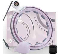 Silencomfort Hula Hoop Fitness, Calme, Cerceau Houla Hop, Minceur Intelligent Hoola Hoop, avec Smart Compteur, 16 Segments, pour Débutants, Adulte Perte de Poids
