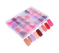 SILENRADAWN 1 boîte Faux Ongles Press Medium Brillants et Mat Manucure Facile sans Dommages pour Nail Art