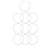 SILENRADAWN 10pcs Anneaux Caoutchouc pour Suspension Antichoc du Microphone, Bande Élastique de Rechange, Joint Torique pour Pince de Fixation, pour Microphone à Condensateur, Home Studios