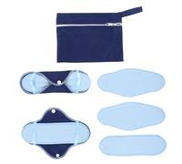 SILENRADAWN 1ensemble Serviette Hygiénique Lavable Coussinets Maternité Réutilisables Protection Absorption Élevée pour Règles et Allaitement Confort Jour et Nuit pour Puériculture