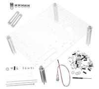 SILENRADAWN 1ensemble Support Boîtier Ordinateur Transparent Open Frame Compatible Itx Uatx Châssis Stable pour PC DIY Gaming et Test Accès Facile Carte Mère