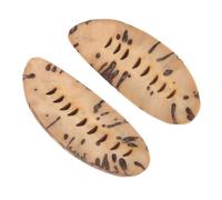SILENRADAWN 1paire Coupes Divinatoires Bodhi Uniques Bois Outils de Divination Élégants pour Maison et Autel Décoration Spirituelle Pratique